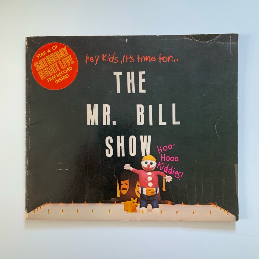 Mr. Bill Show Retro Book with Record